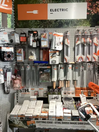 STIHL electric outdoor power equipment and saw chains in Bowen